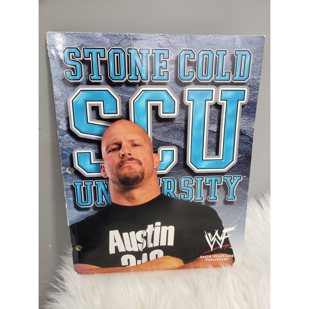 WWF Wrestling Stone Cold Steve Austin 316 2-Pocket Folder 1999 WWE Vintage 90s